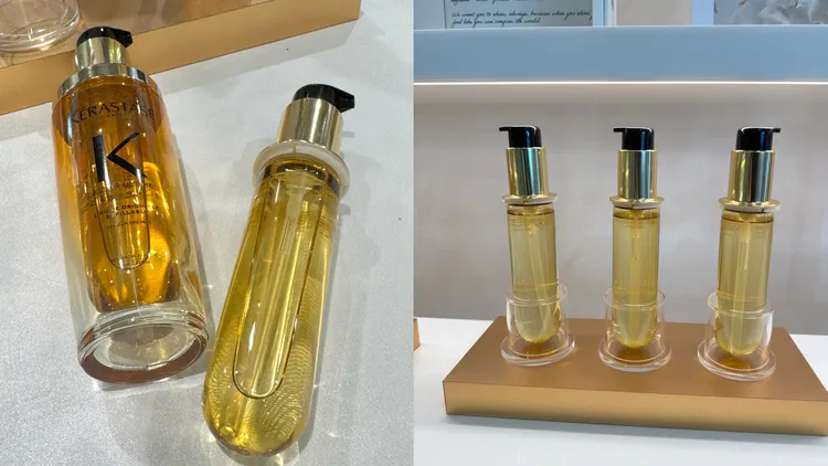 巴黎卡金緻柔馭山茶花鎏光露填裝瓶，75ml／1950元。張家玲攝