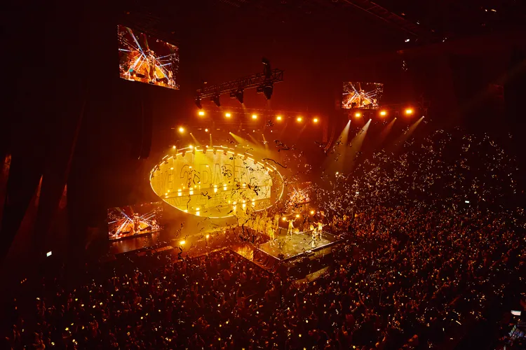 太陽開唱吸引4500名粉絲朝聖。Live Nation Taiwan提供