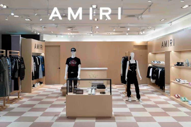 AMIRI全台首間專門店正式進駐信義A9。品牌提供
