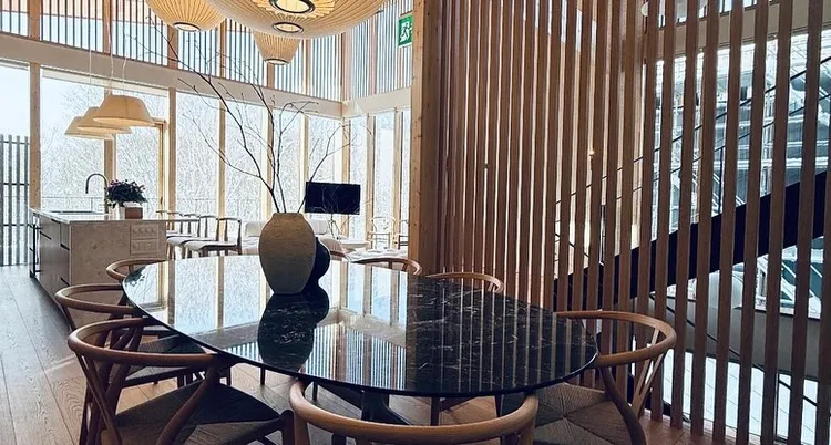 關之琳所設計的千鶴別墅內裝。翻攝關之琳IG