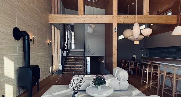 關之琳所設計的千鶴別墅內裝。翻攝關之琳IG