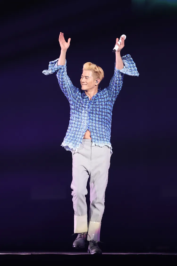 郭富城相隔５年在台北小巨蛋開唱。彭欣偉攝