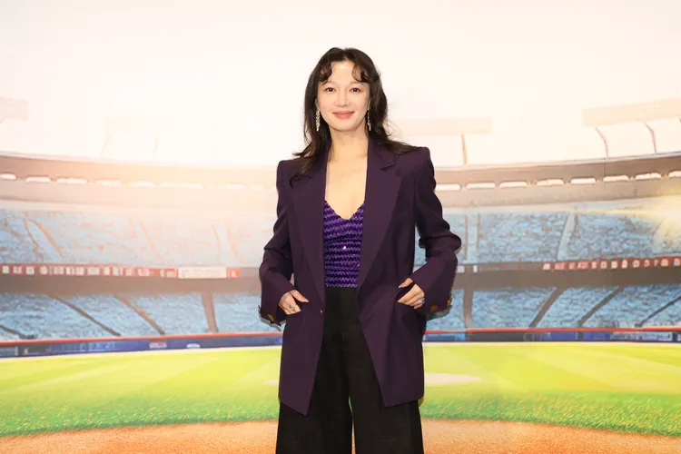 李杏看球賽爆哭。莊宗達攝