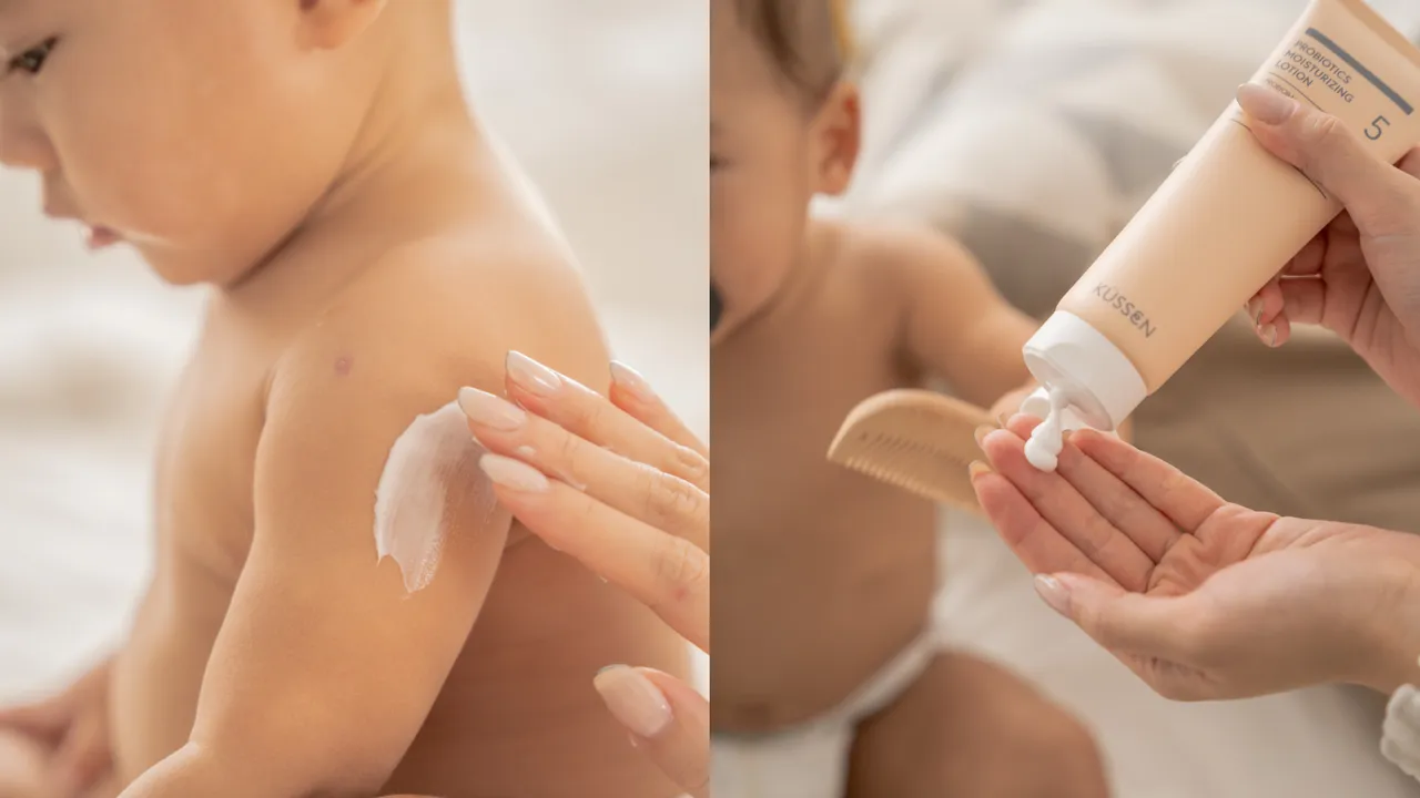 益菌潤膚乳液添加有植物性雙甘油、天然植物油隻，120ml／580元。品牌提供