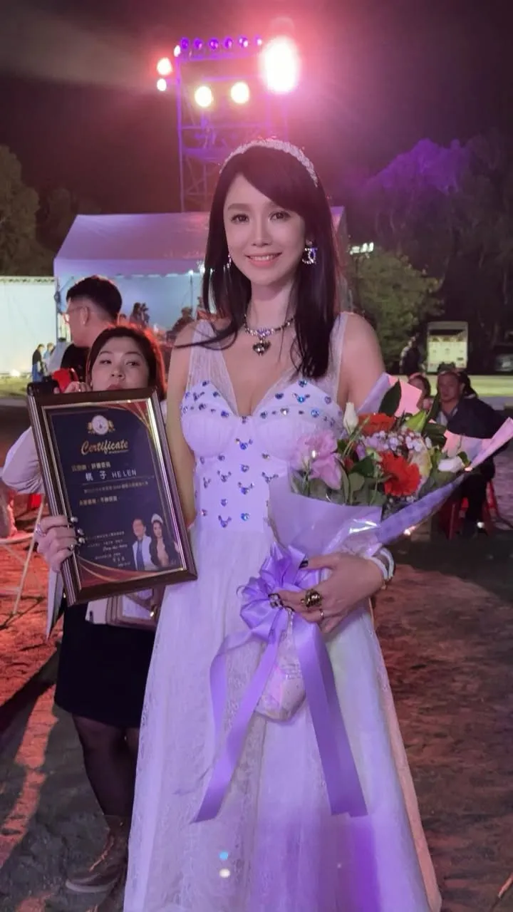 2024台越選美，海倫清桃擔任評審和頒獎人。法鬥文創提供