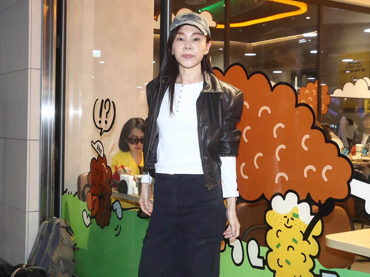 「鐵肺歌后」彭佳慧到大巨蛋朝聖周杰倫演唱會。特勤中心攝