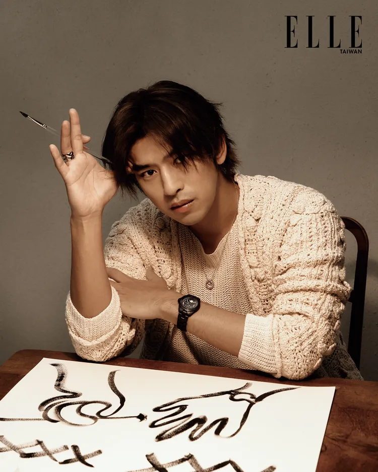 陳柏霖拍攝《ELLE》封面。《ELLE》國際中文版提供