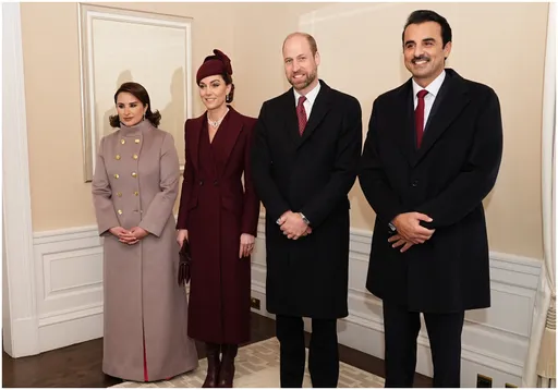 凱特王妃與卡蜜拉王后婆媳分工接待卡達埃米爾 貝克漢夫婦意外現身國宴