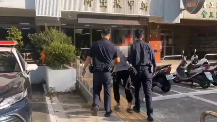 警方將顏嫌移送法辦。翻攝畫面