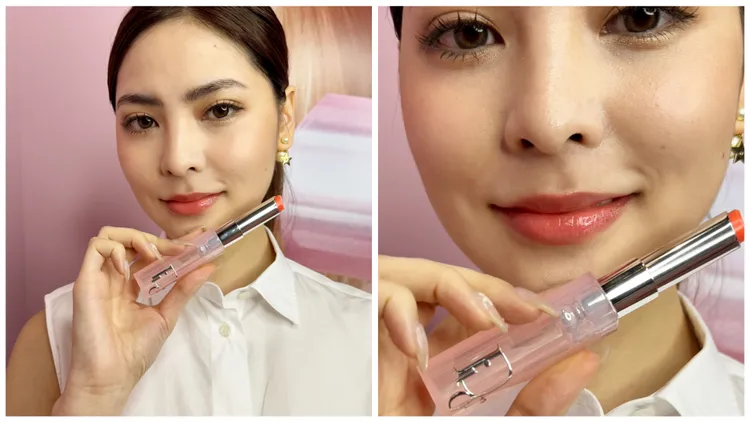 Model示範#061蜜桃橘。張家玲攝