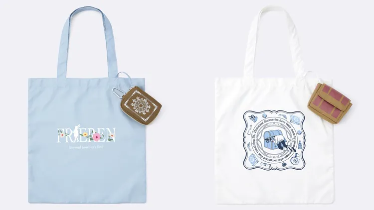 GU X《葬送的芙莉蓮》女裝托特包，各690元。品牌提供