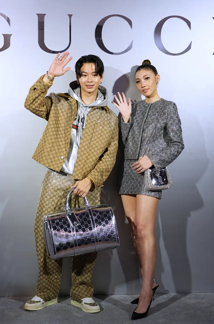 高爾宣（左）與Karencici。彭欣偉攝