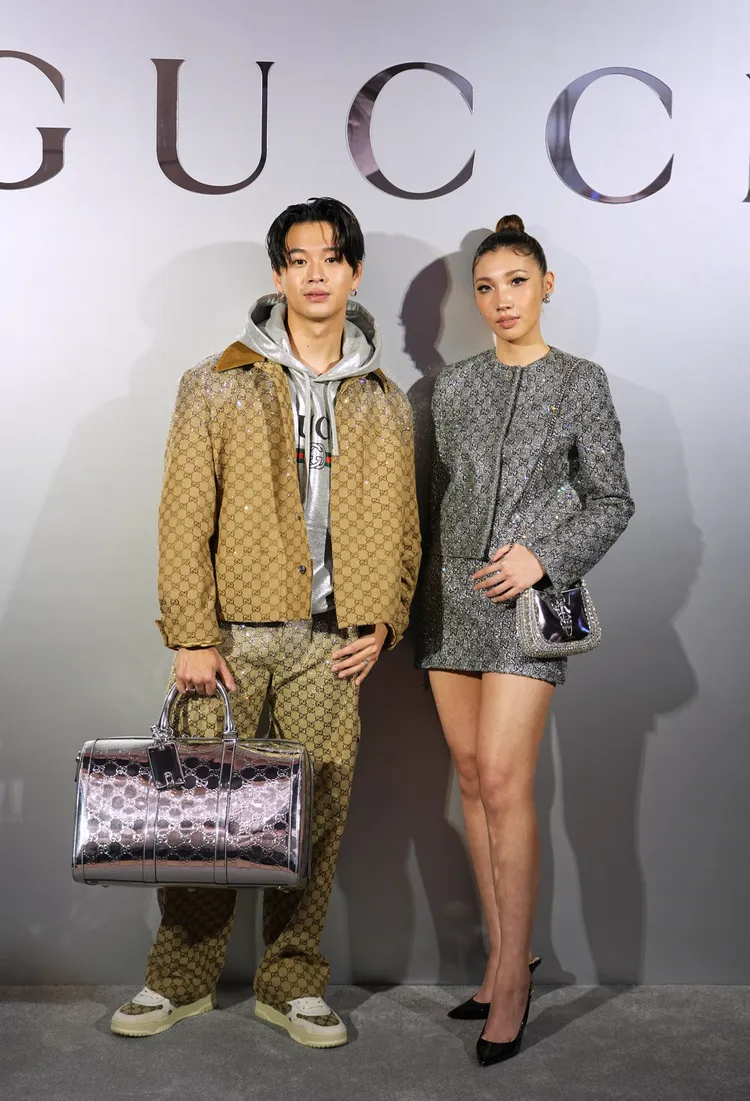 高爾宣（左）與Karencici。彭欣偉攝