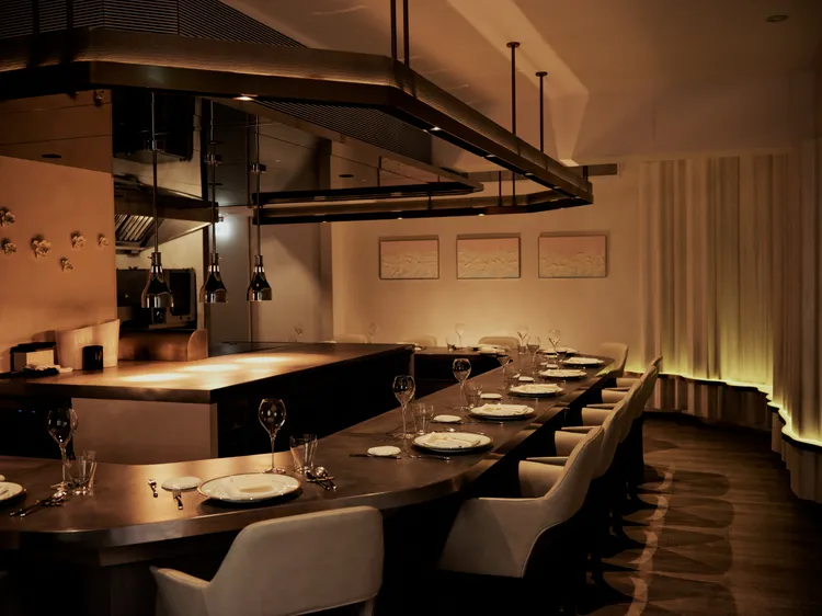 Lin Restaurant的每一個座位都是視野無礙的Chef’s table主廚餐桌。業者提供