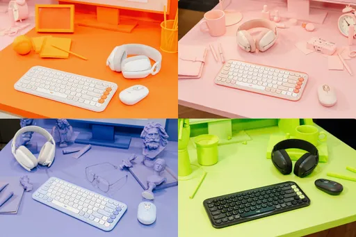 「潮」到辦公桌!羅技推出POP ICON系列四色鍵鼠