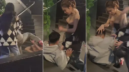 影片|爆乳霸王拳vs.抓奶龍爪手 街頭男女肉搏戰