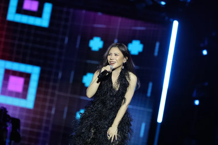 金曲天后艾怡良登台演出。南市府提供