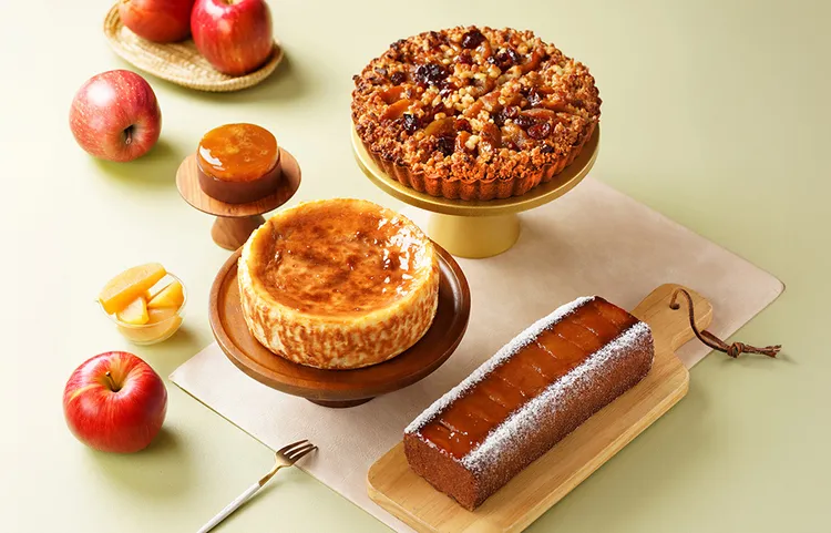 甜點控別錯過品香坊期間限定日本青森蘋果的創意甜點。業者提供