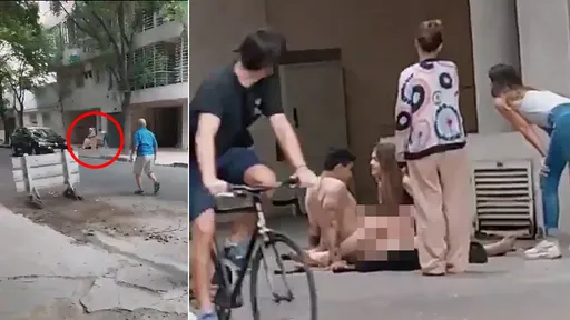 做愛不回家「就要在門口人行道」 年輕情侶當眾嘿咻不怕你看