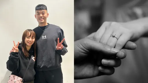 曾被拍和未婚妻同逛店 王齊麟用Chaumet鑽戒套牢陳詩媛