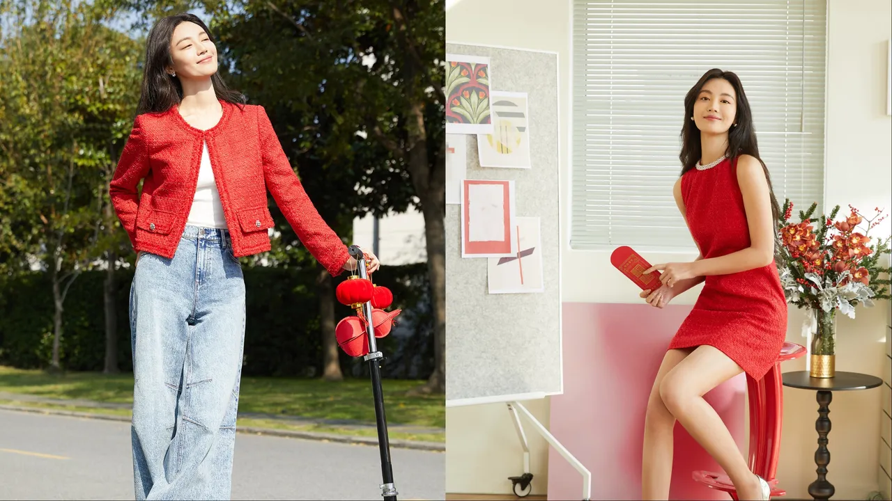 alice + olivia推出新春系列。品牌提供