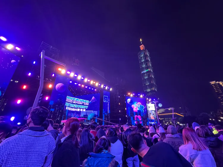 「2025台北最High新年城」跨年晚會於12月31日晚間7時登場。記者張綵茜攝