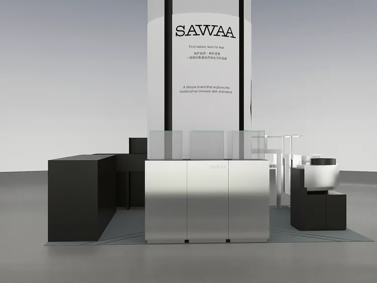 即日起至1月2日，SAWAA於新竹遠東巨城購物打造概念快閃店。品牌提供