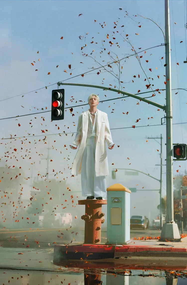 畢書盡新專輯前導視覺充滿末日感。圖／索尼音樂提供