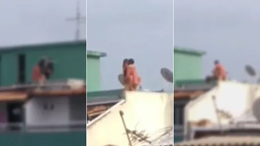 很綠!人妻偷情激戰小王 「屋頂活春宮」讓鄰居一起看