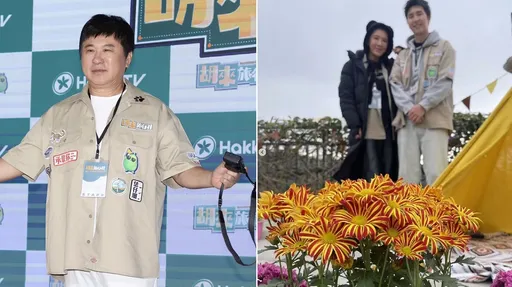 胡瓜幫兒女拍合照「花比人嬌」 小禎翻白眼虧爆「直接燒了」