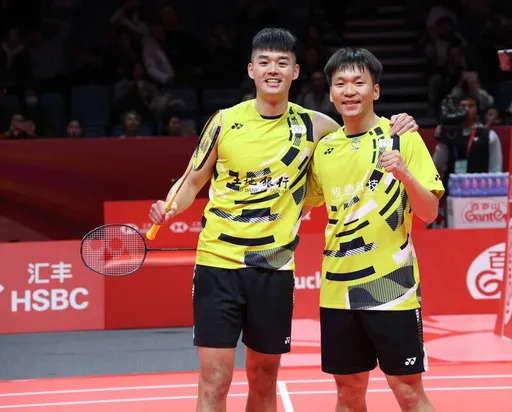 李洋相隔3個月再回球場笑不停 「麟洋配」最後一舞開紅盤