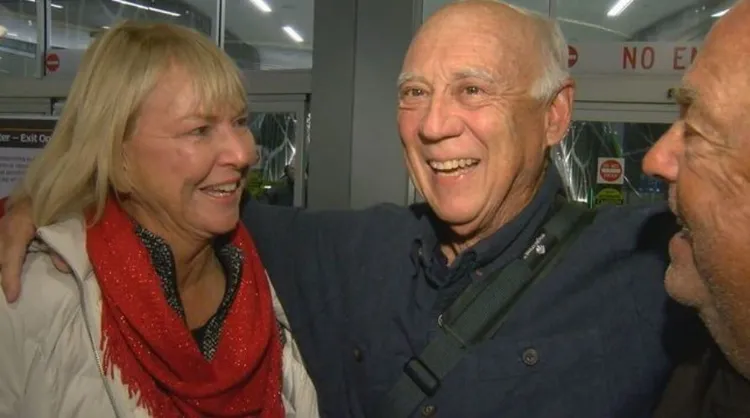 韓德紹與新找到的手足。翻攝WHAM新聞網站