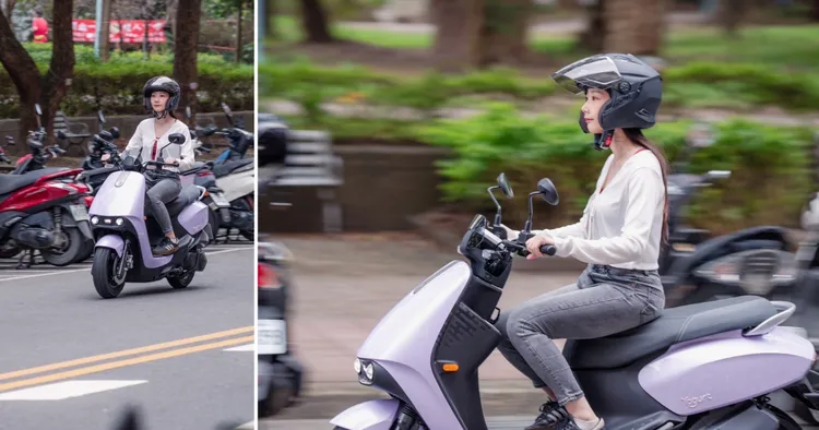 Yogurt的745mm超低座墊高，對女生而言上下車很方便；騎起來平穩安定，無論是自己騎或載人，都有最舒適的感受。