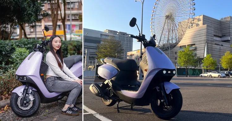 獨角獸色系多層烤漆讓Yogurt在不同光線下，會呈現出不同質感及色澤差異。