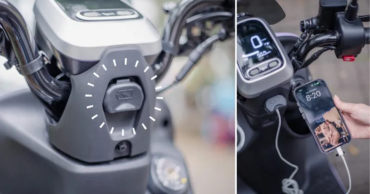 充電孔是最貼心的設計，畢竟現代人手機常常用到沒電呀！