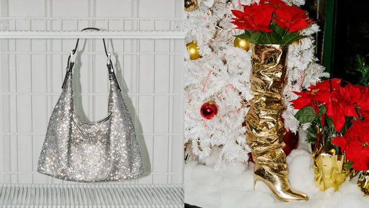Michael Kors以銀色、金色等金屬色系呼應年末的派對歡快氣氛。品牌提供