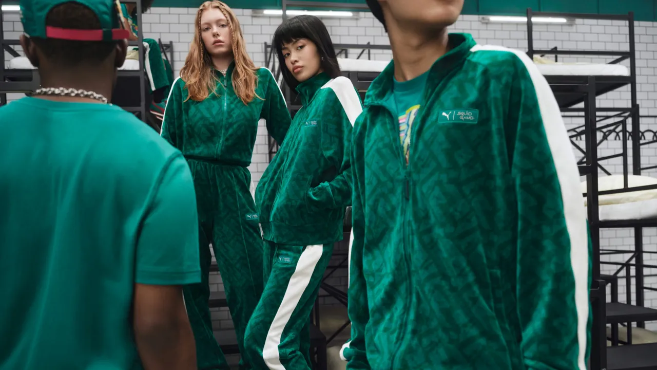 PUMA推出《魷魚遊戲》聯名系列。品牌提供