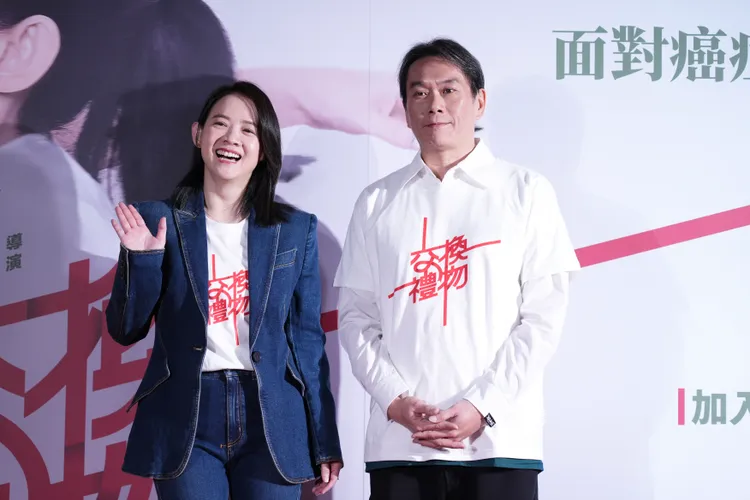 曾寶儀和導演男友林明謙首公開同框。彭欣偉攝