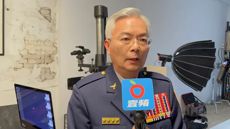 警政署長張榮興接受《壹蘋新聞網》專訪，宣戰「讓詐騙行業在台灣消失」。陳建岐攝