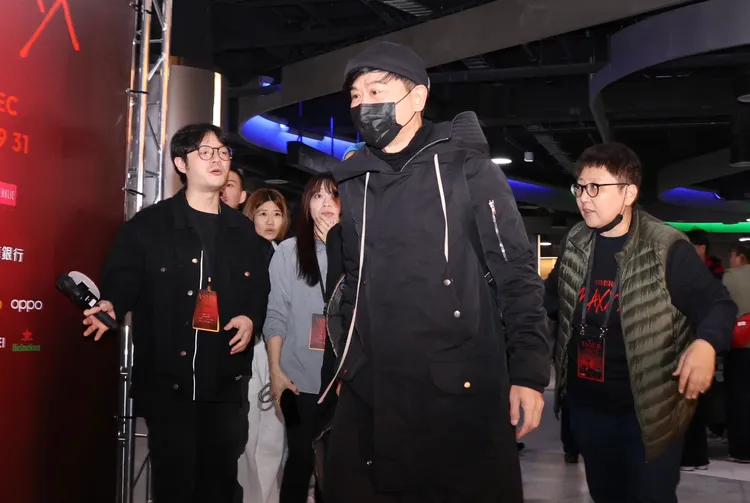 伍思凱朝聖阿妹演唱會。莊宗達攝