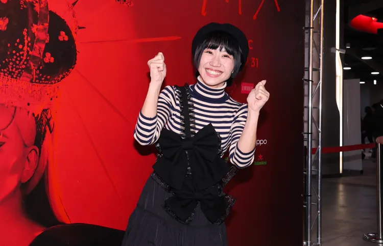 Lulu朝聖阿妹演唱會。莊宗達攝