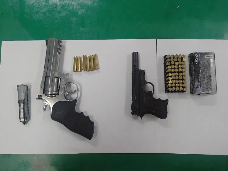 警方所查獲槍枝。警方提供