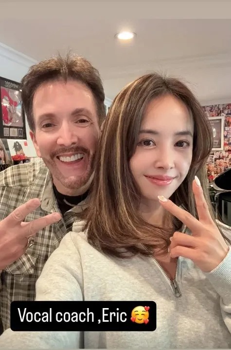 蔡依林的聲音指導Eric。翻攝蔡依林IG