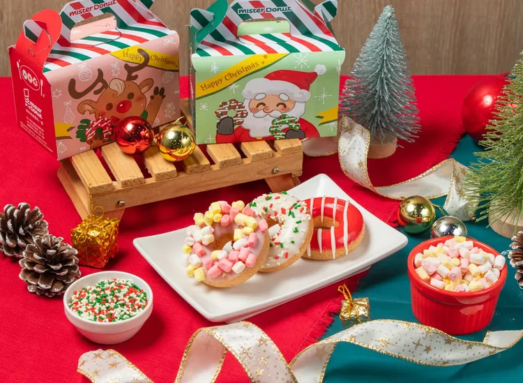 Mister_Donut推8款耶誕限定商品。業者提供