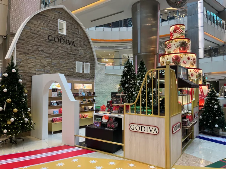 GODIVA首次快閃進駐大江購物中心。業者提供