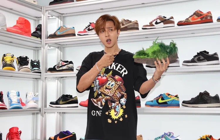 羅志祥鼓勵不管鞋子再怎麼貴，都要捨得穿，一起製造回憶。莊宗達攝