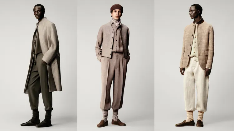 Loro Piana 2025春夏男裝。品牌提供