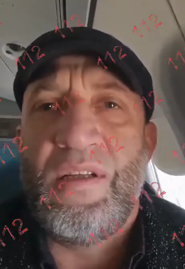 倖存乘客拍下墜機前的機艙畫面。翻攝自X @miyadhu