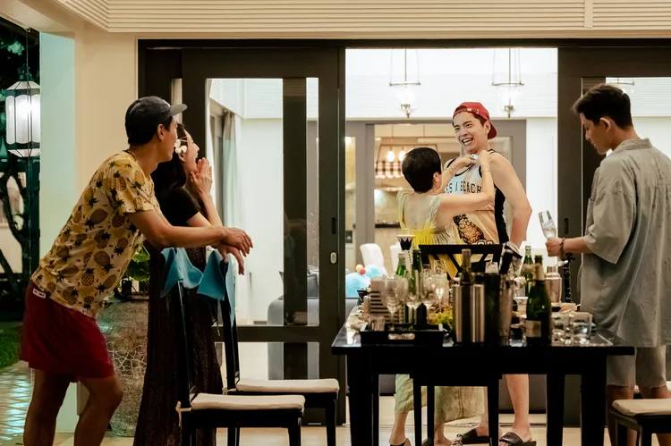 《艾嘉食堂》王大陸歡送宴。泰坦星文創影視提供