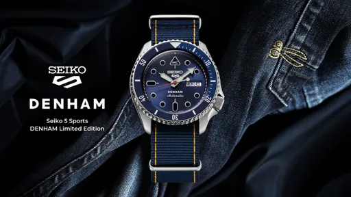 SEIKO聯名新作把單寧時尚戴手上　面盤紅色秒針藏「日製」細節